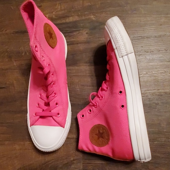 Converse Other - Converse All Star Hot Pink High Top Sneake…